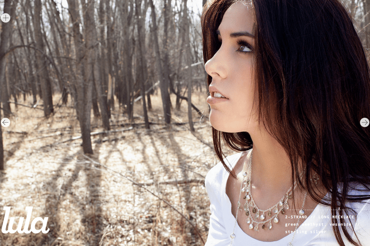 Lula Designs website preview